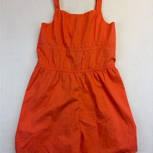 Abercrombie Kids Orange Sleeveless Romper Girl 16 Spring Summer Strap Adjustable